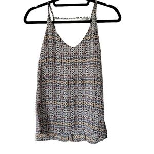 H&M blouse tank top colourful size 2